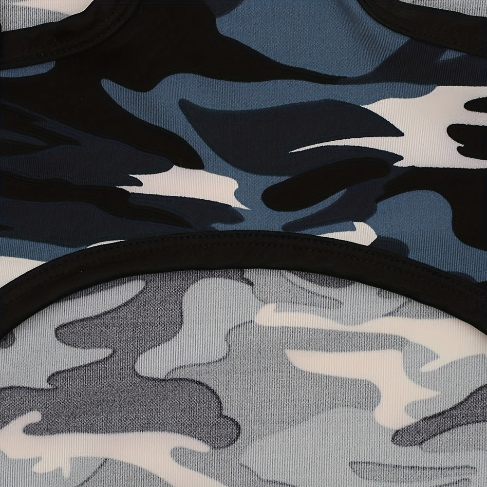 Camouflage Print Dog Vest