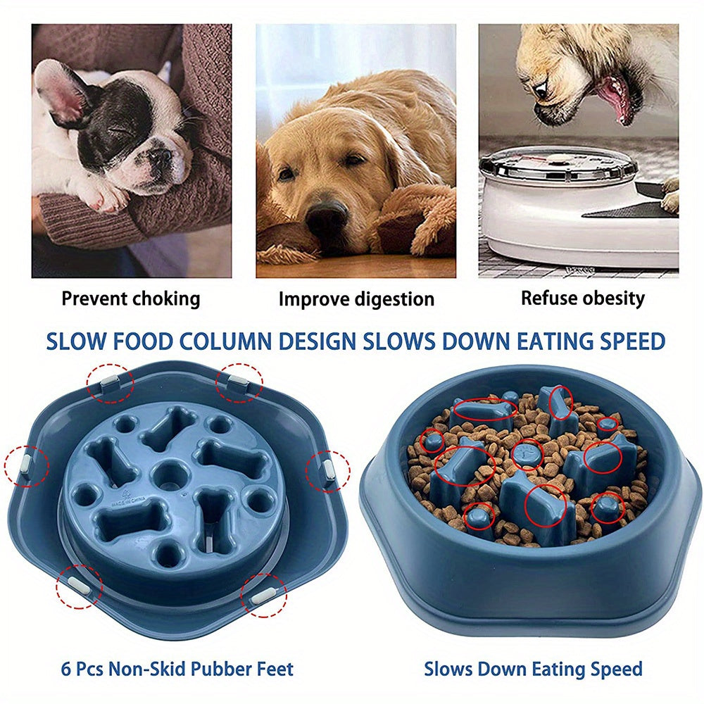 Healthy Eating Habits - Non-Slip Slow Feeder Pet Bowl