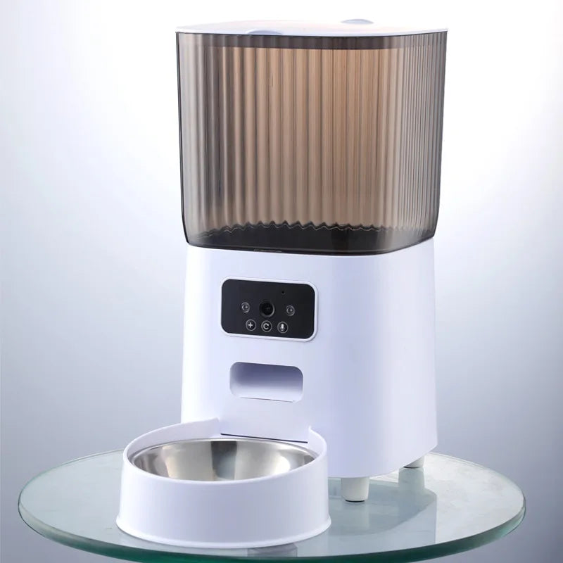 5L Double Bowls Smart Automatic Feeder With Camera
