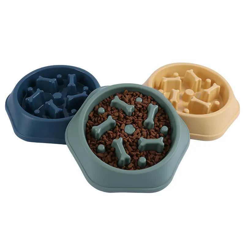 Anti-choking Slow Feeding Bowls
