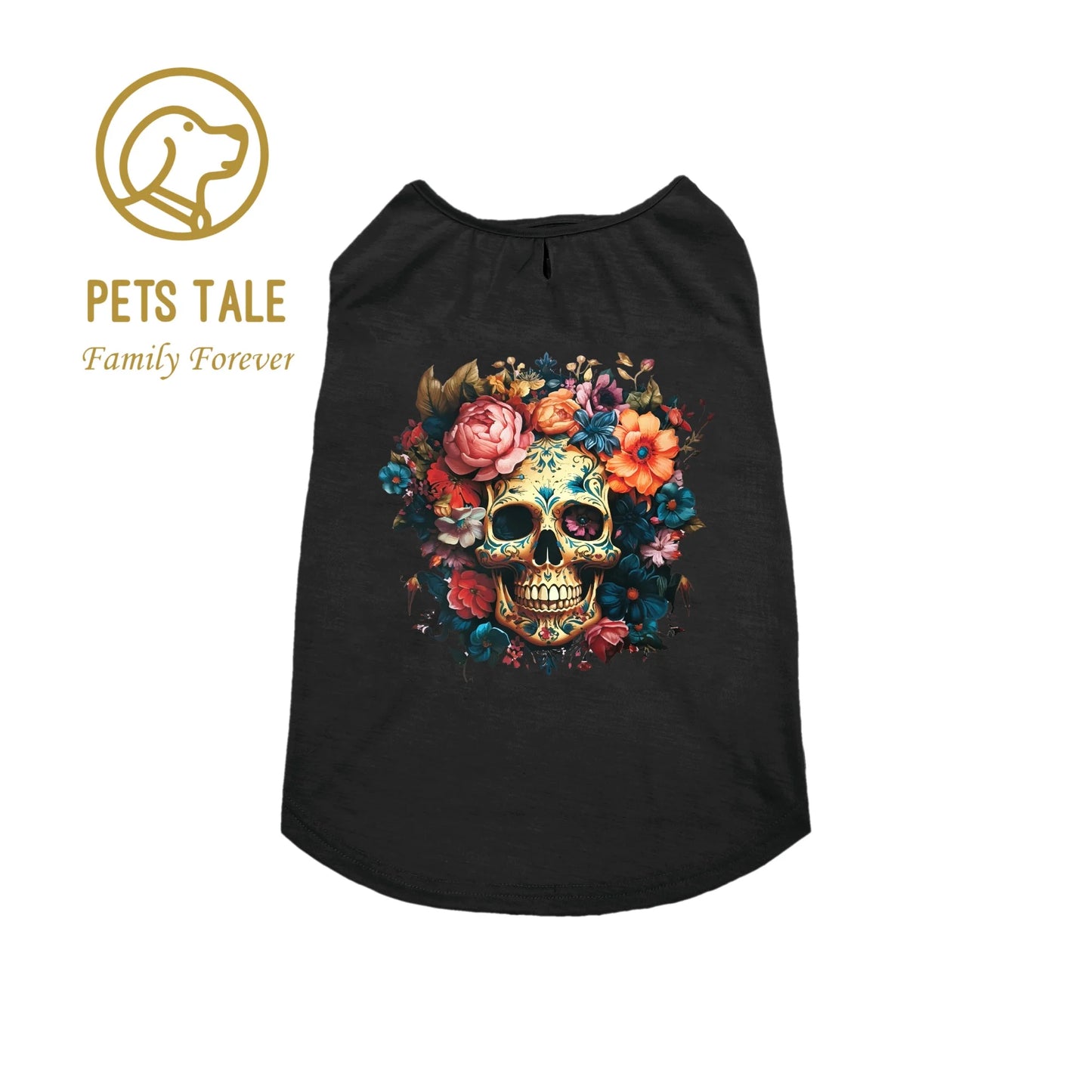 Skull Rose Short-Sleeve T-Shirt
