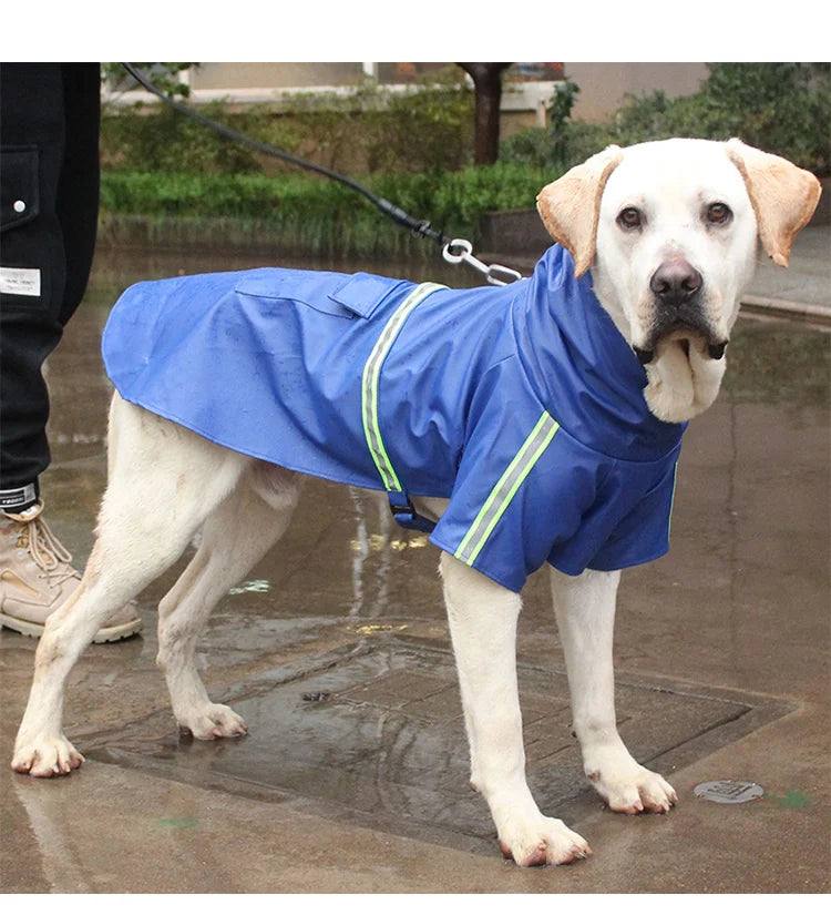Large Dog Raincoat Corgi Cloak Style