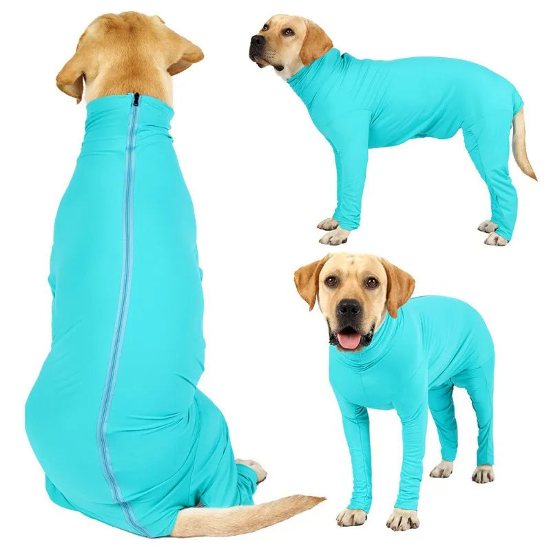 Long-Sleeved One-piece Pet Pajamas 4-Legged