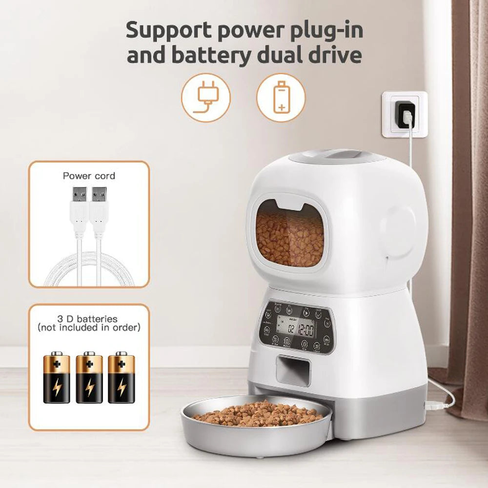 3.5L Automatic WiFi Smart Pet Feeder