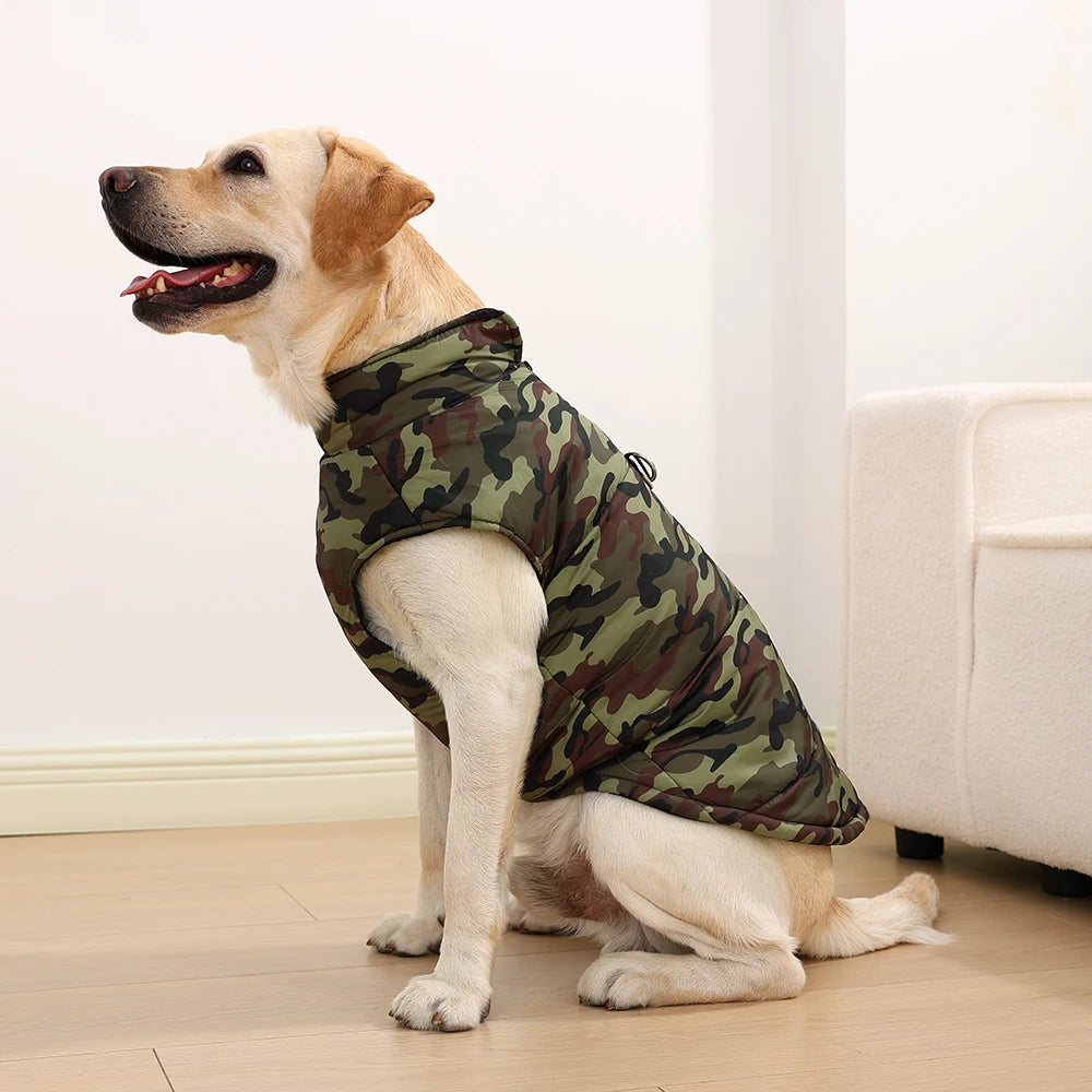 Waterproof Camouflage Coat Large Dogs