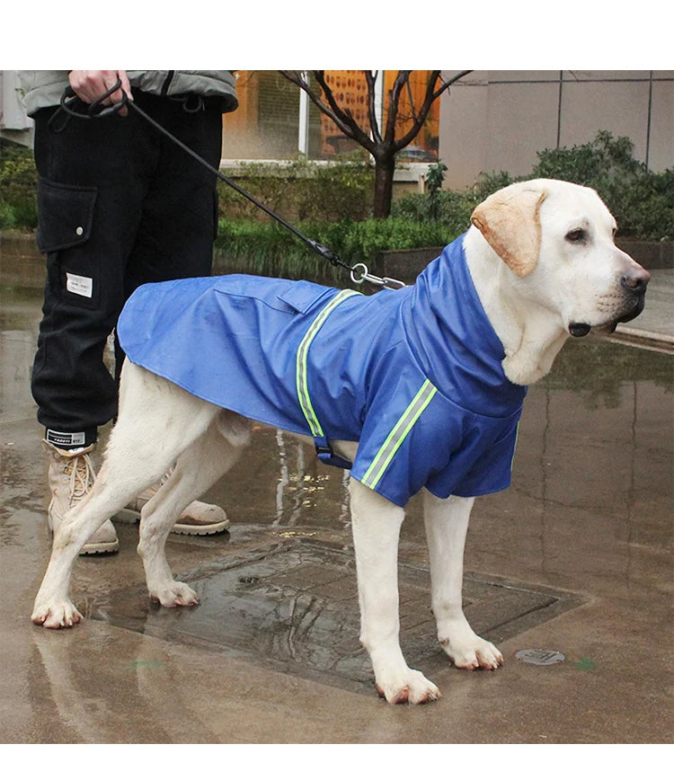 Large Dog Raincoat Corgi Cloak Style