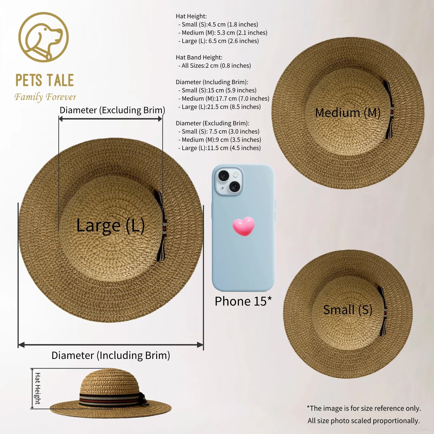 Premium Dog Straw Hat