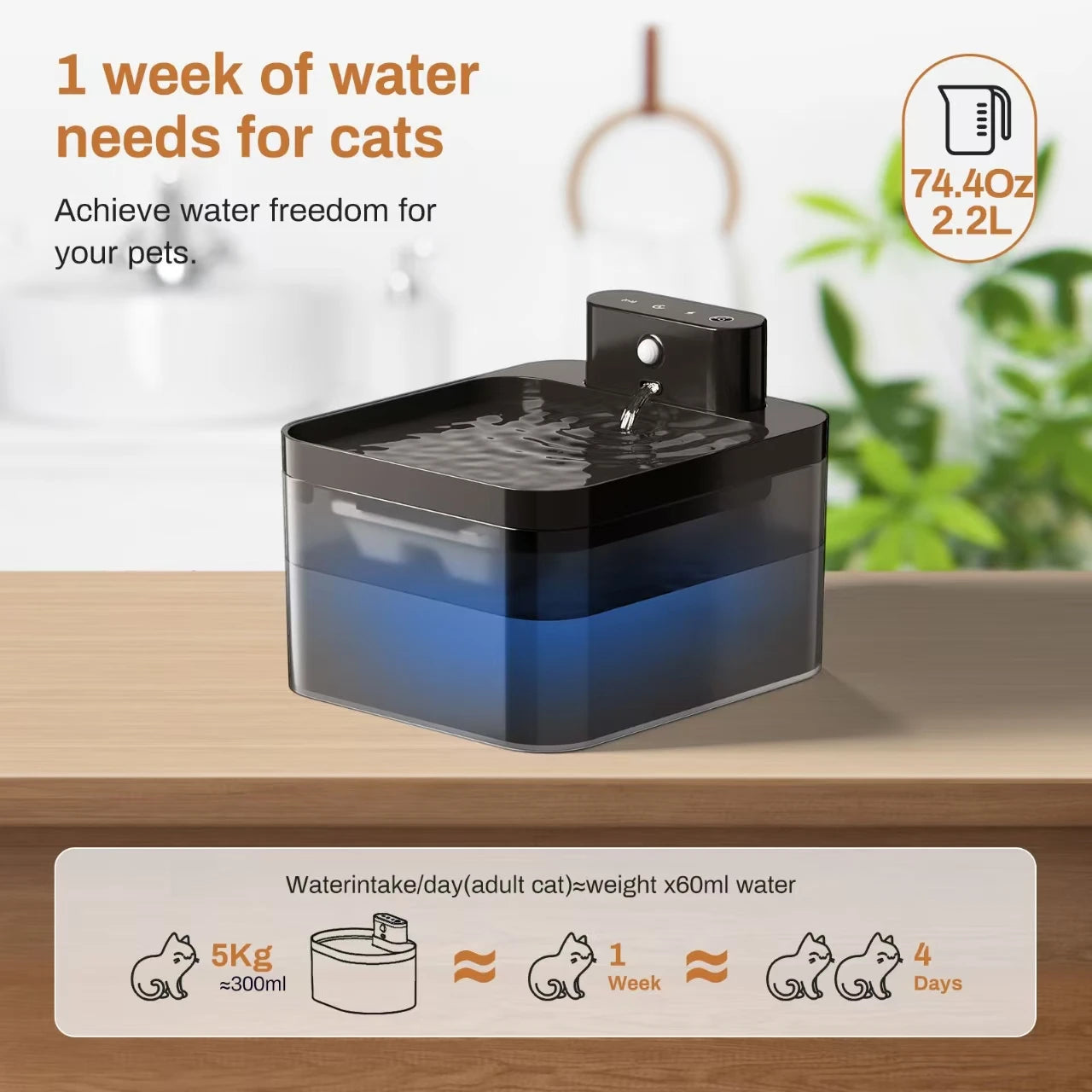 Wireless Water Fountain