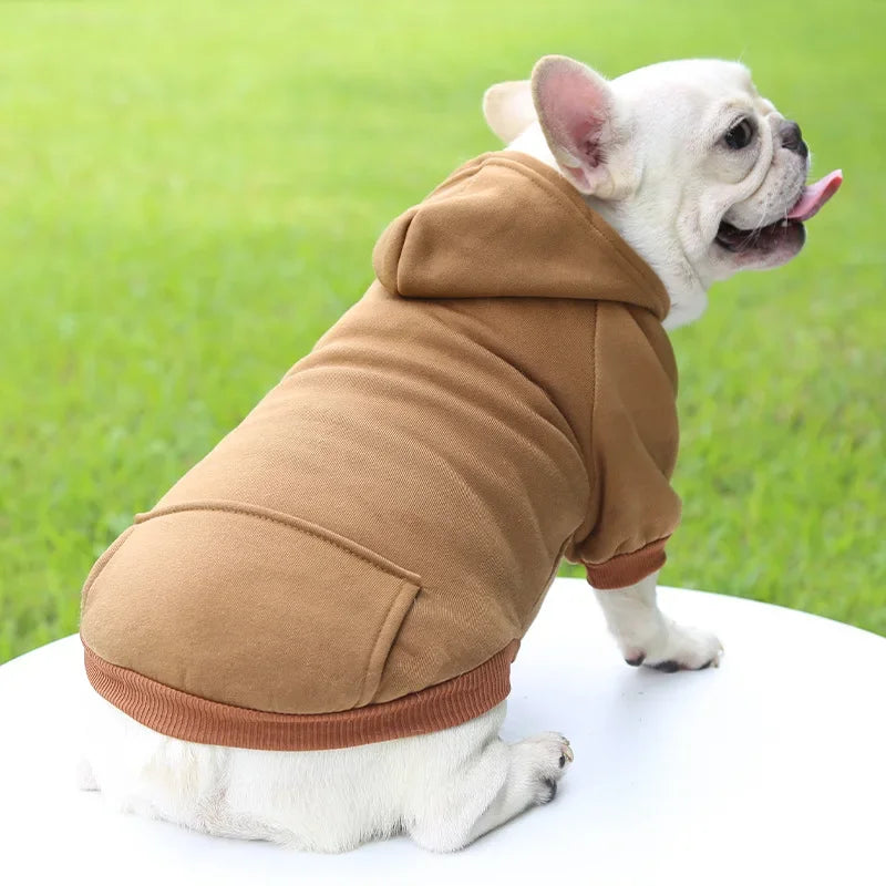 Dog Winter Hooded Sweatshirt