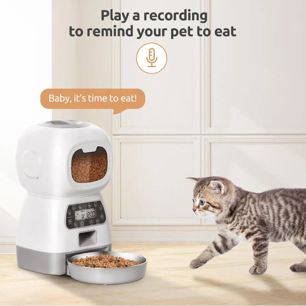 3.5L Automatic WiFi Smart Pet Feeder