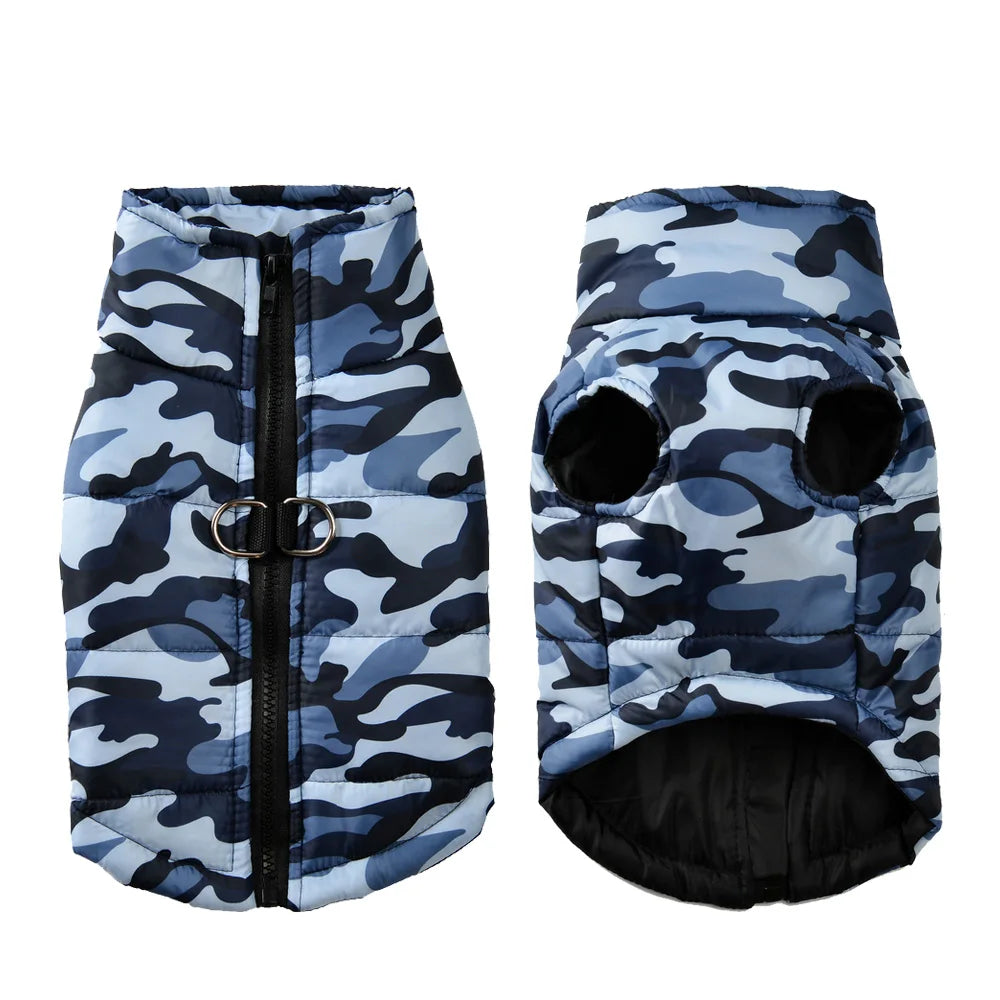 Waterproof Camouflage Coat Large Dogs