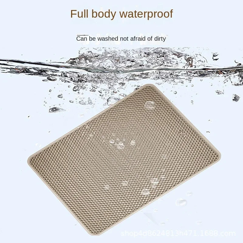 Waterproof Large Double Layer Cat Litter Mat And Box
