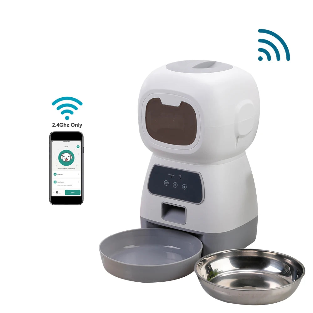 3.5L Automatic WiFi Smart Pet Feeder