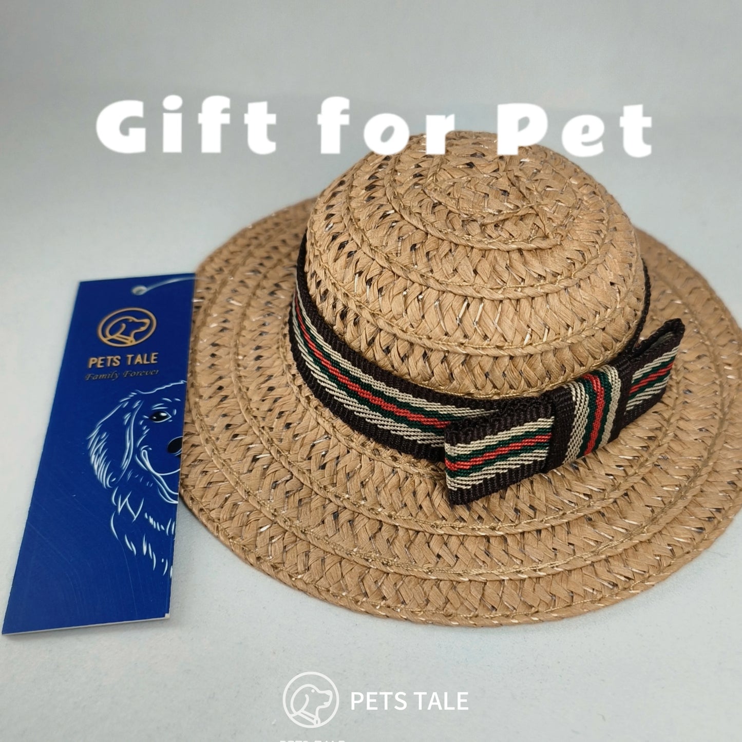 Premium Dog Straw Hat