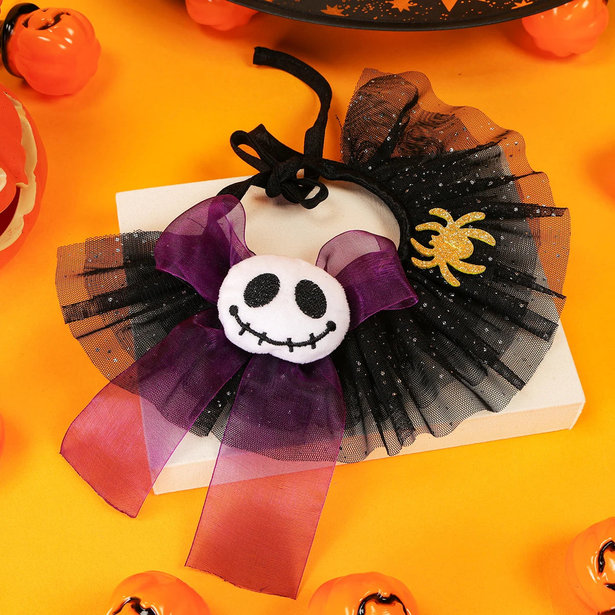 Halloween, Ghost Spider Gauze Scarf