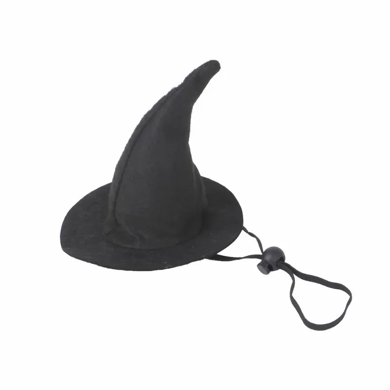 Halloween Witch Hat, Adjustable Soft Felt Pumpkin Cosplay Costume