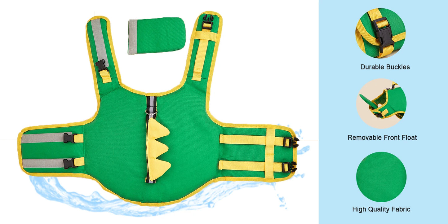 Reflective, Adjustable, Flotation Life Jacket