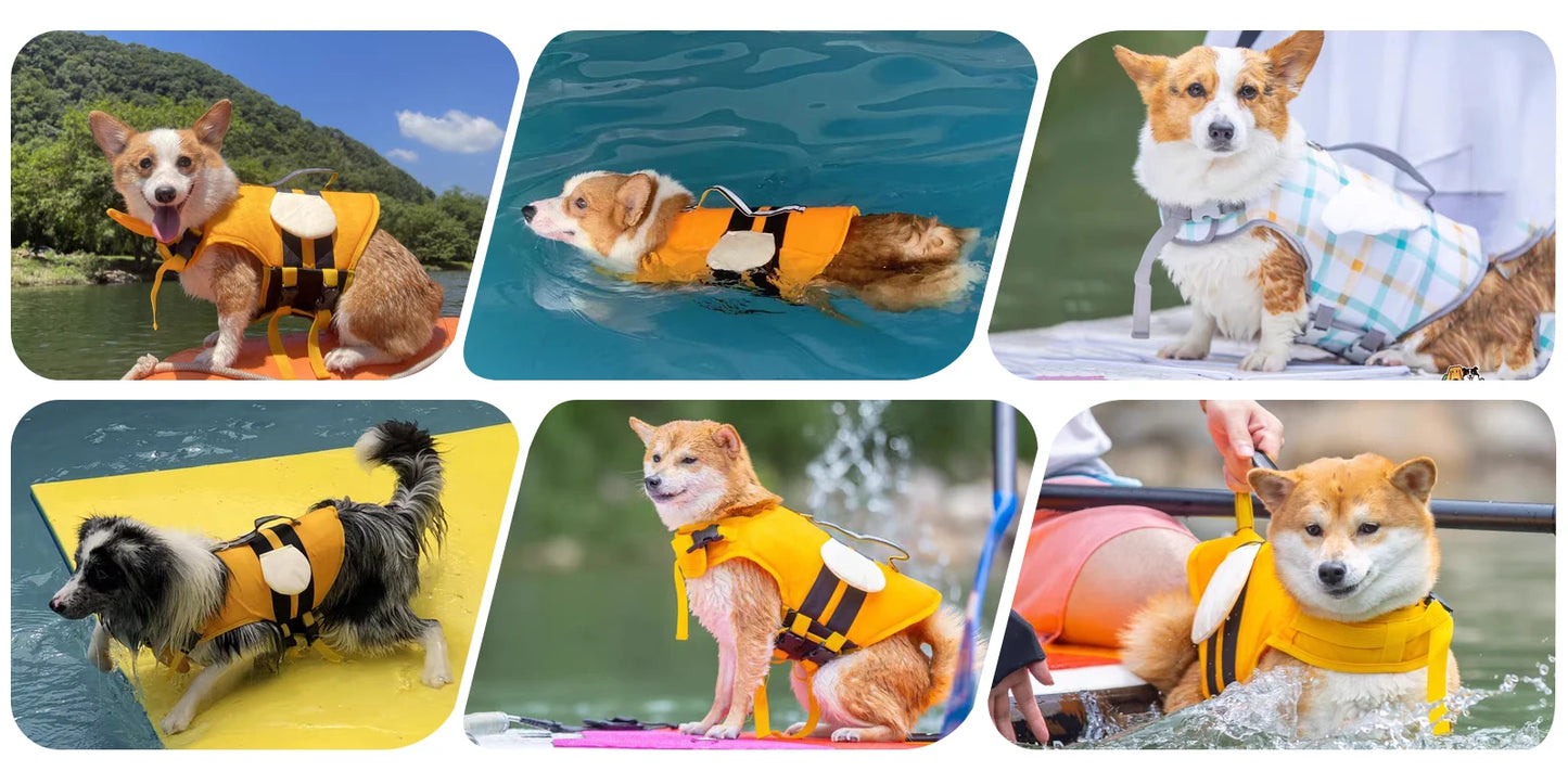 Reflective, Adjustable, Flotation Life Jacket