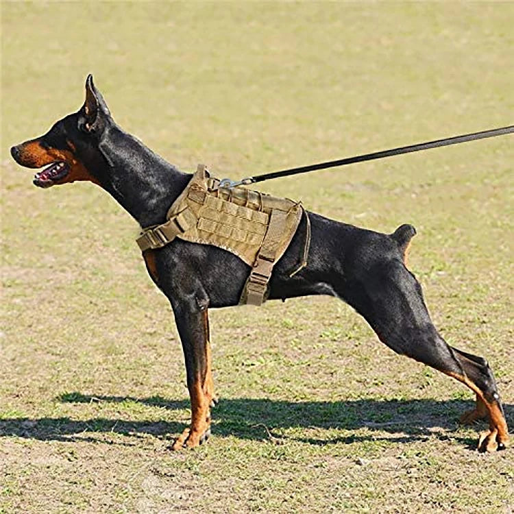 Tactical Dog Harness Military Training K9 Padded