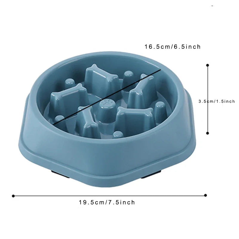 Anti-choking Slow Feeding Bowls