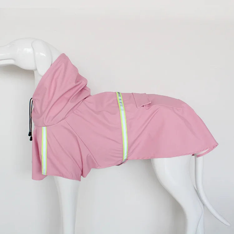 Large Dog Raincoat Corgi Cloak Style