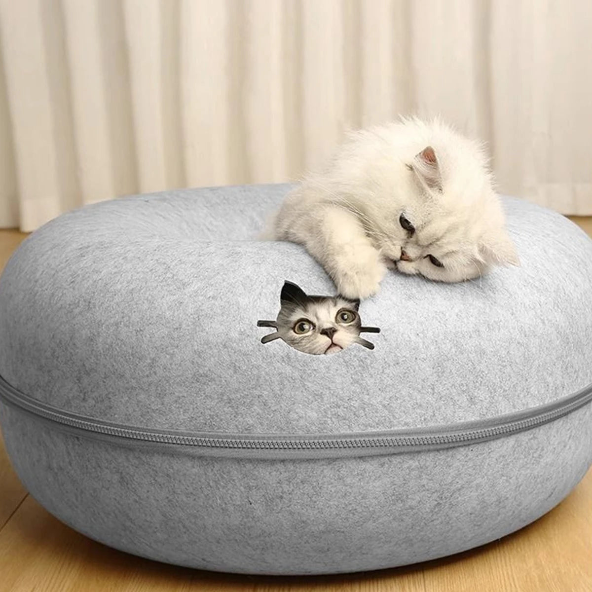 Felt Donut Bed House