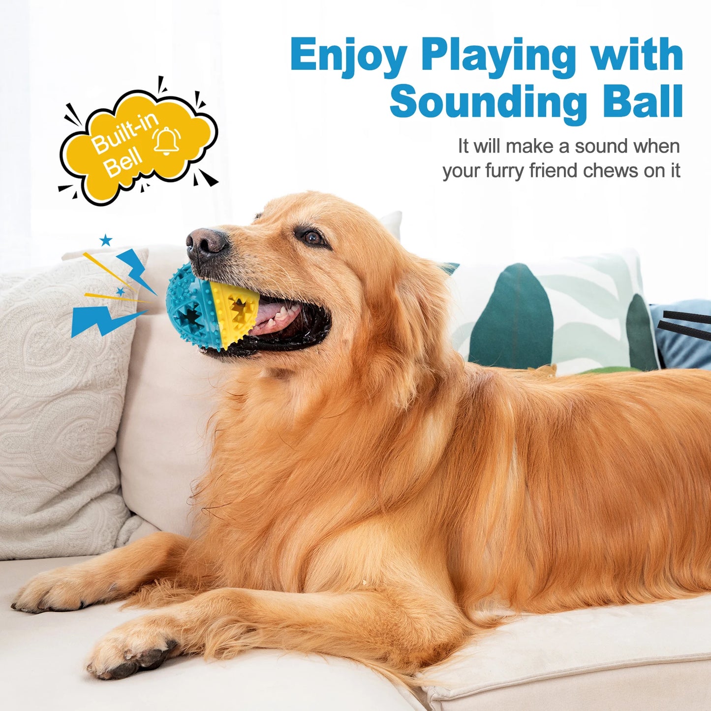 Chew Toys Grinding Teeth Sound Ball