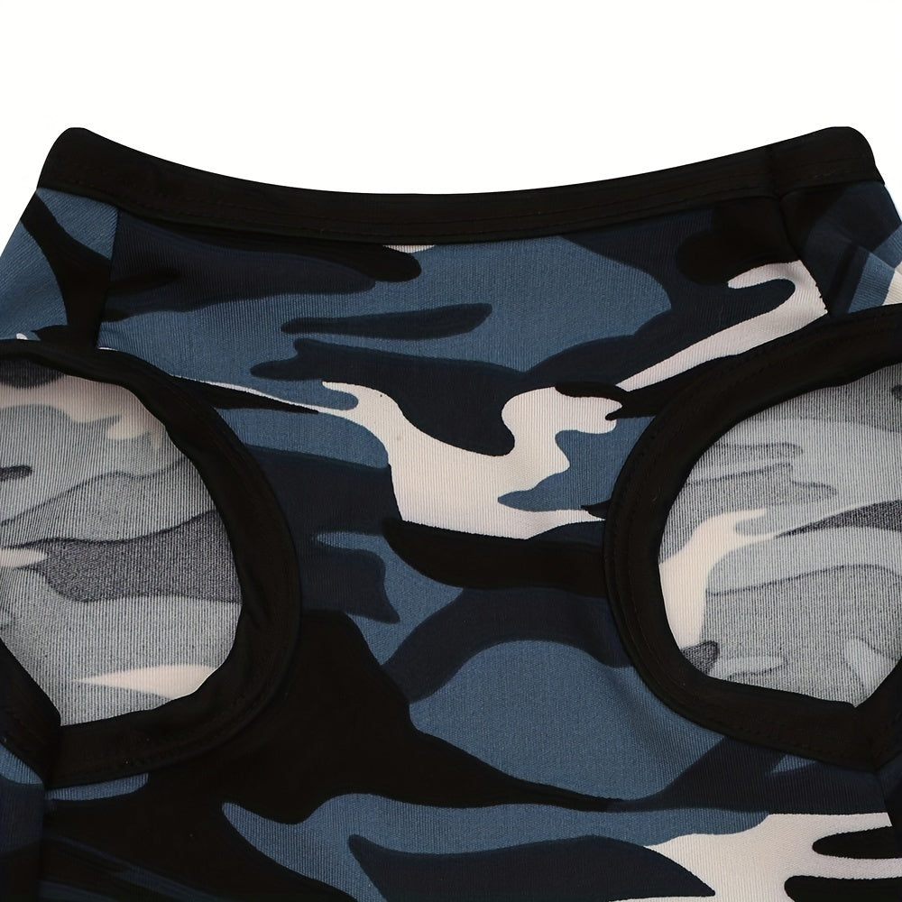 Camouflage Print Dog Vest