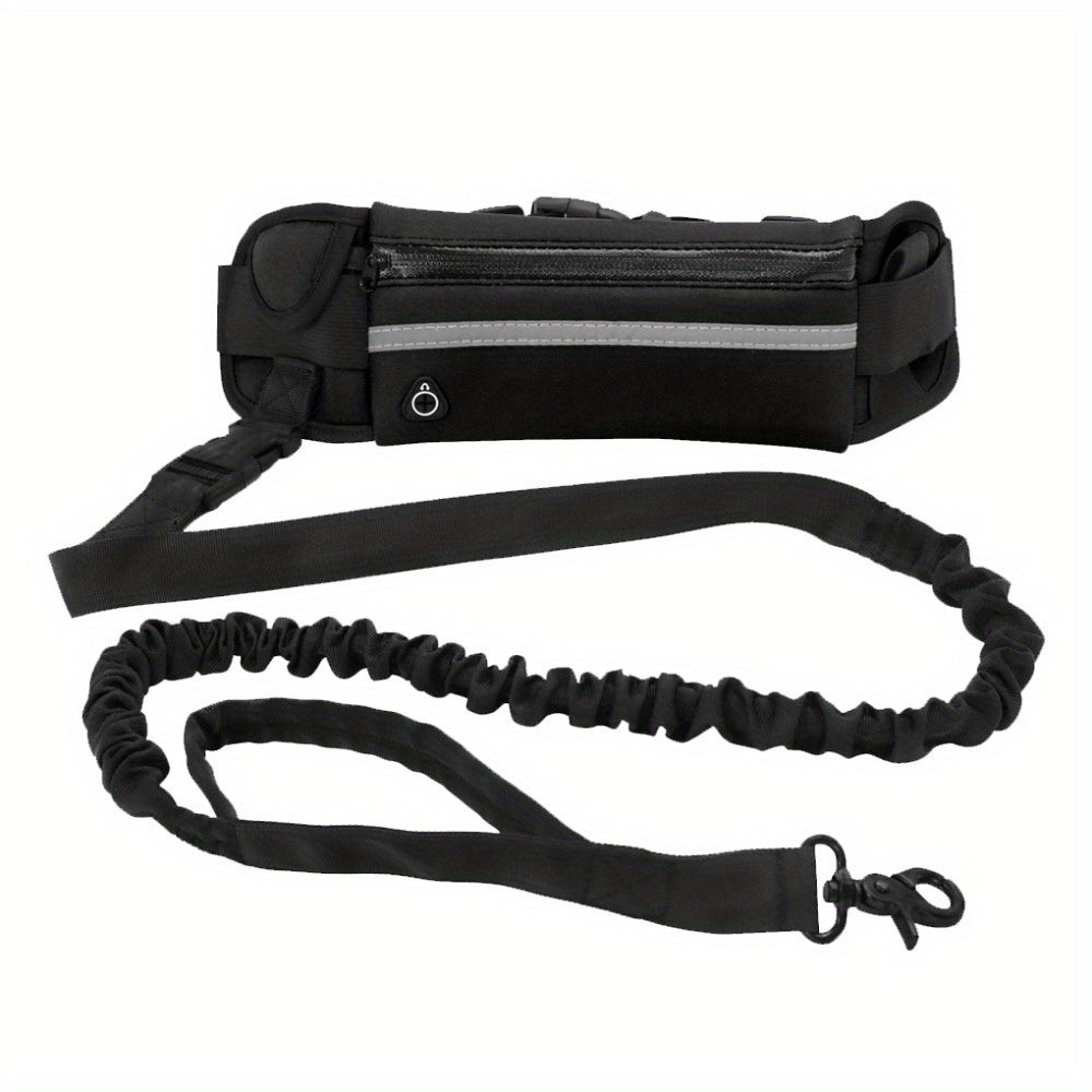 Hands-Free Dog Leash, Adjustable Waist Belt