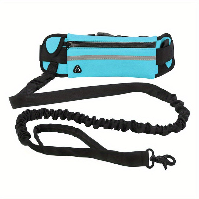 Hands-Free Dog Leash, Adjustable Waist Belt