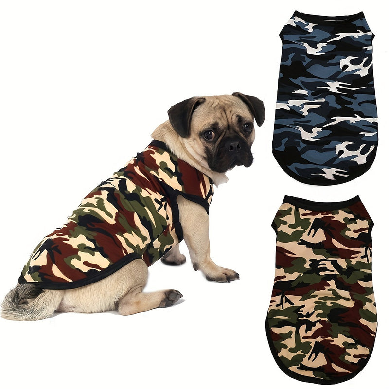 Camouflage Print Dog Vest