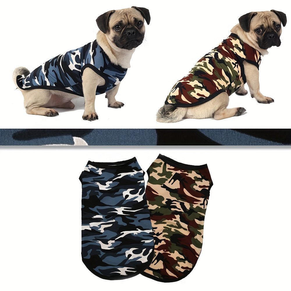 Camouflage Print Dog Vest