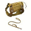 Tactical Dog Harness And Leash Set For Medium and Large Dogs
