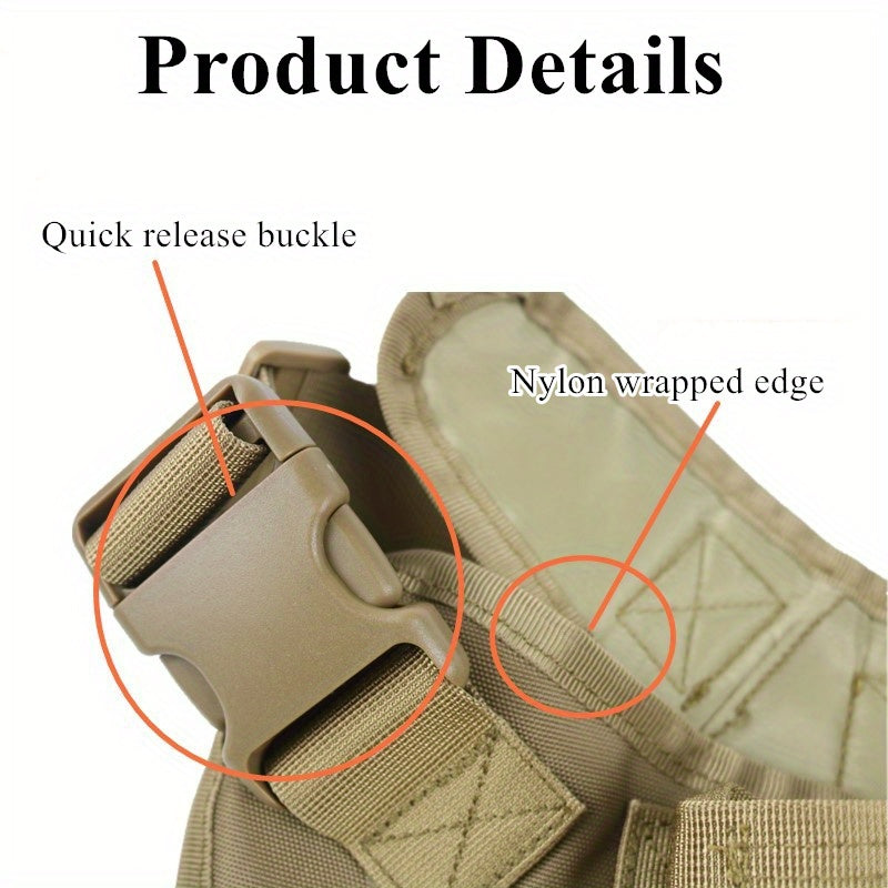 Tactical Dog Harness And Leash Set For Medium and Large Dogs