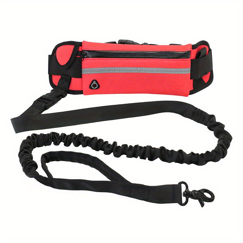 Hands-Free Dog Leash, Adjustable Waist Belt