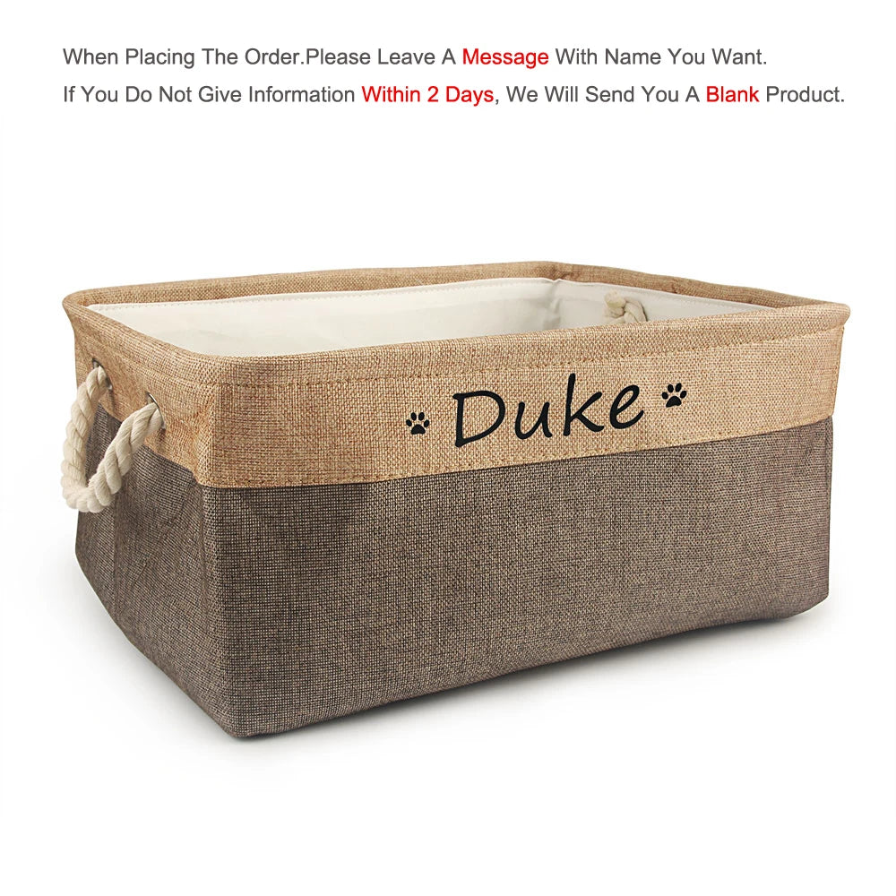 Pet Toy Basket