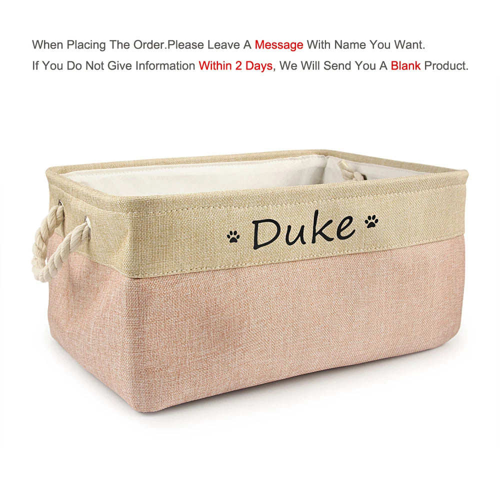 Pet Toy Basket