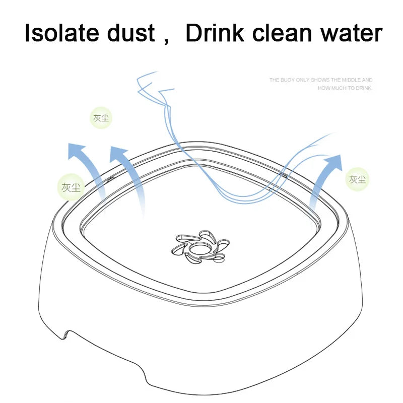 Anti-Spill Water Bowl