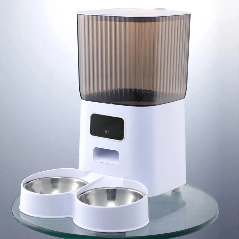 5L Double Bowls Smart Automatic Feeder With Camera
