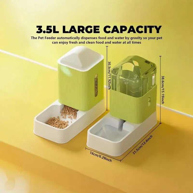 3.5L  Automatic Feeder And Water Dispenser