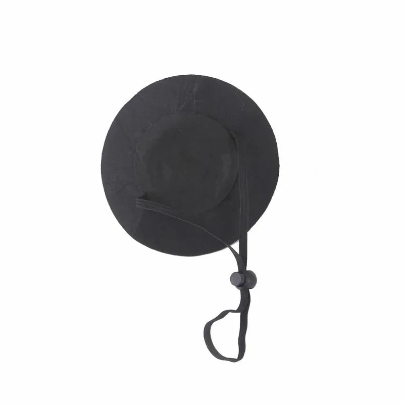 Halloween Witch Hat, Adjustable Soft Felt Pumpkin Cosplay Costume