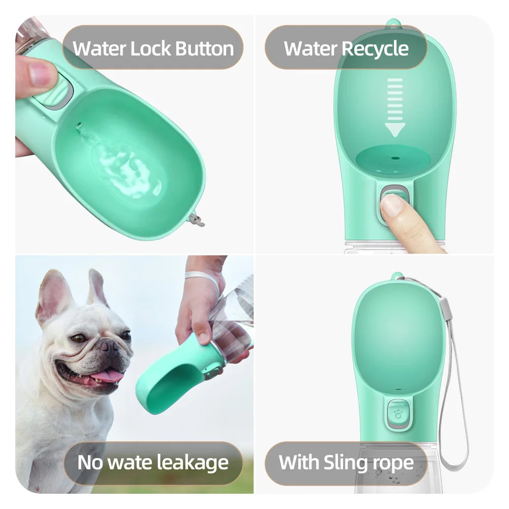 Outdoor Water Bottle For Cats & Dogs