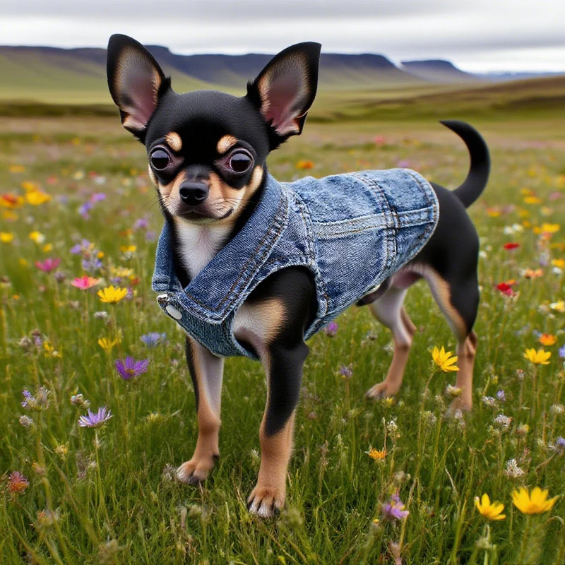 Denim Jacket for Small Dogs
