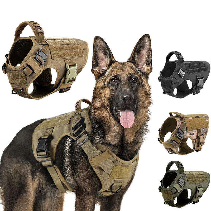 Military Large Dog Tactical Harness