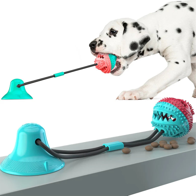 Dog Food Toy Silicon Suction Cup