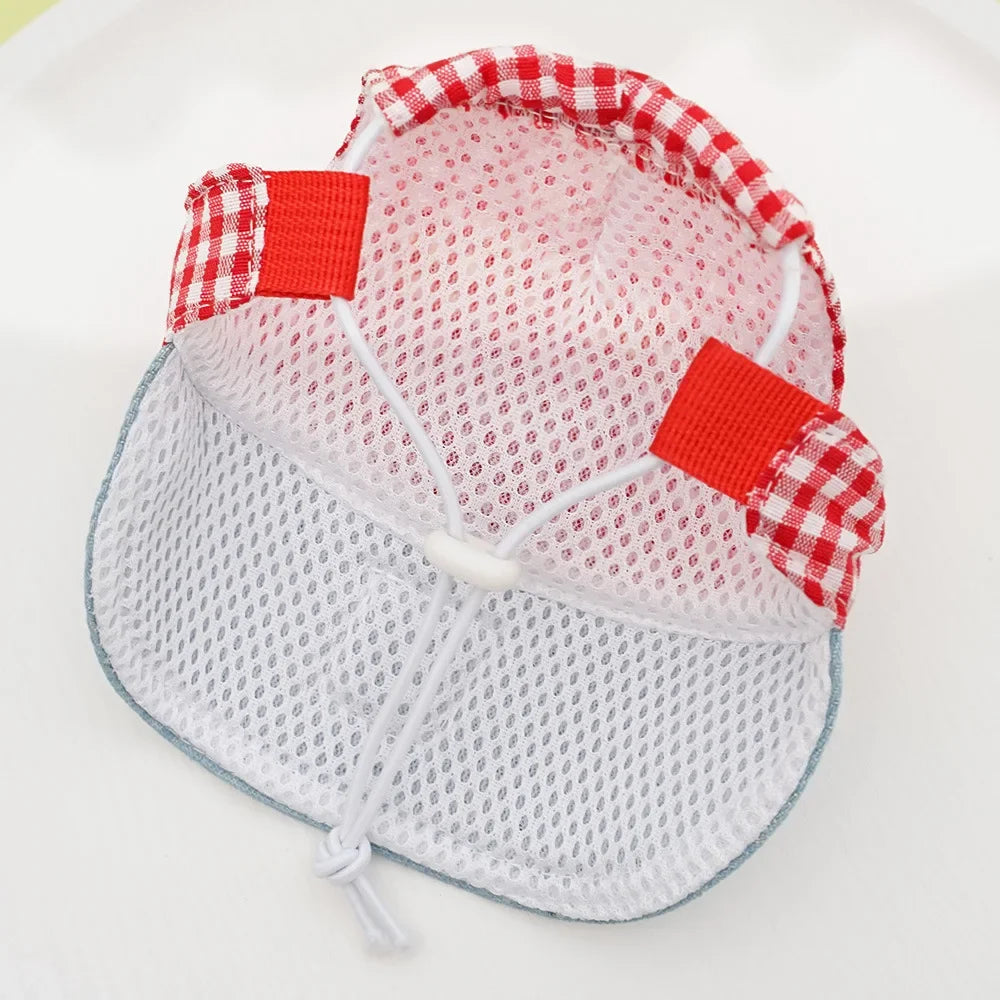 Cartoon Pet Harness Leash Sun Hat Set