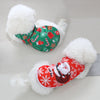 New Christmas limited edition cat and dog clothes vest, pet clothes teddy bear, small dog short, non stick fur