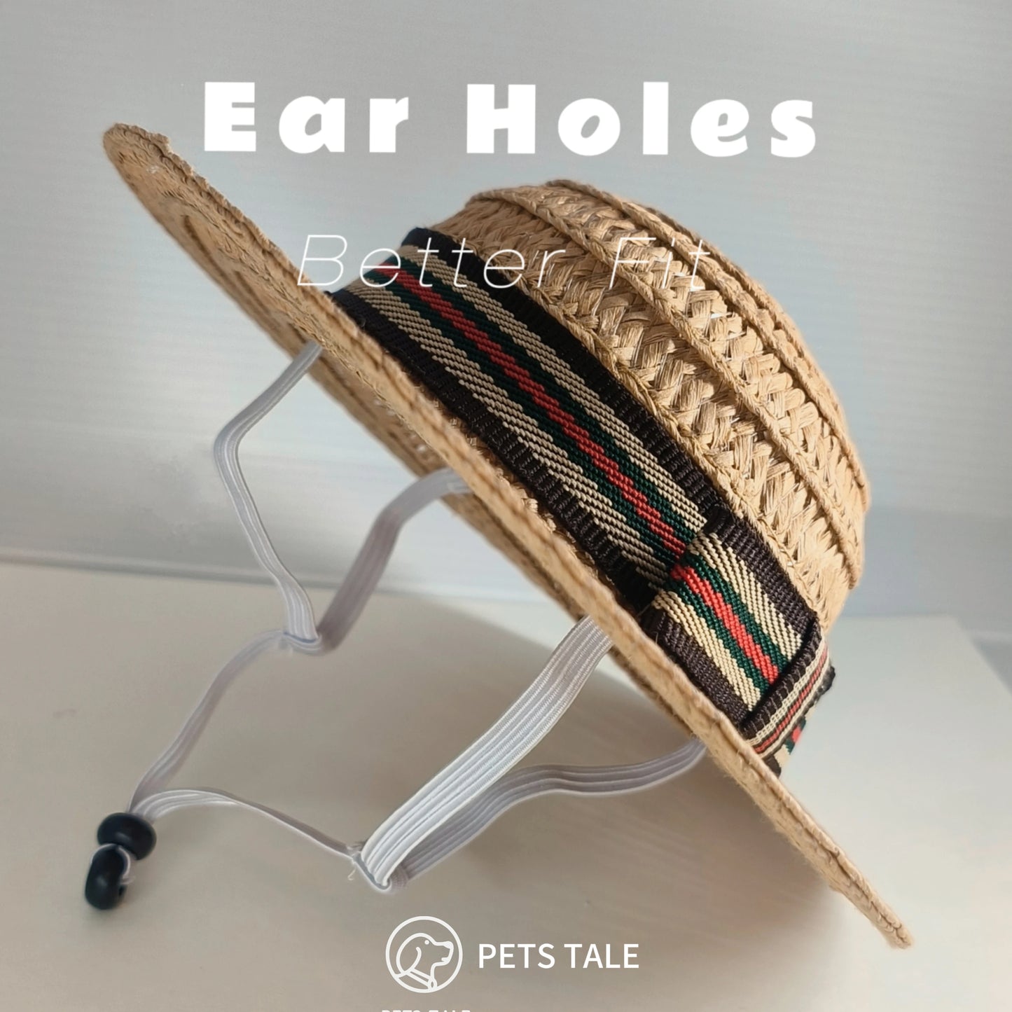 Premium Dog Straw Hat