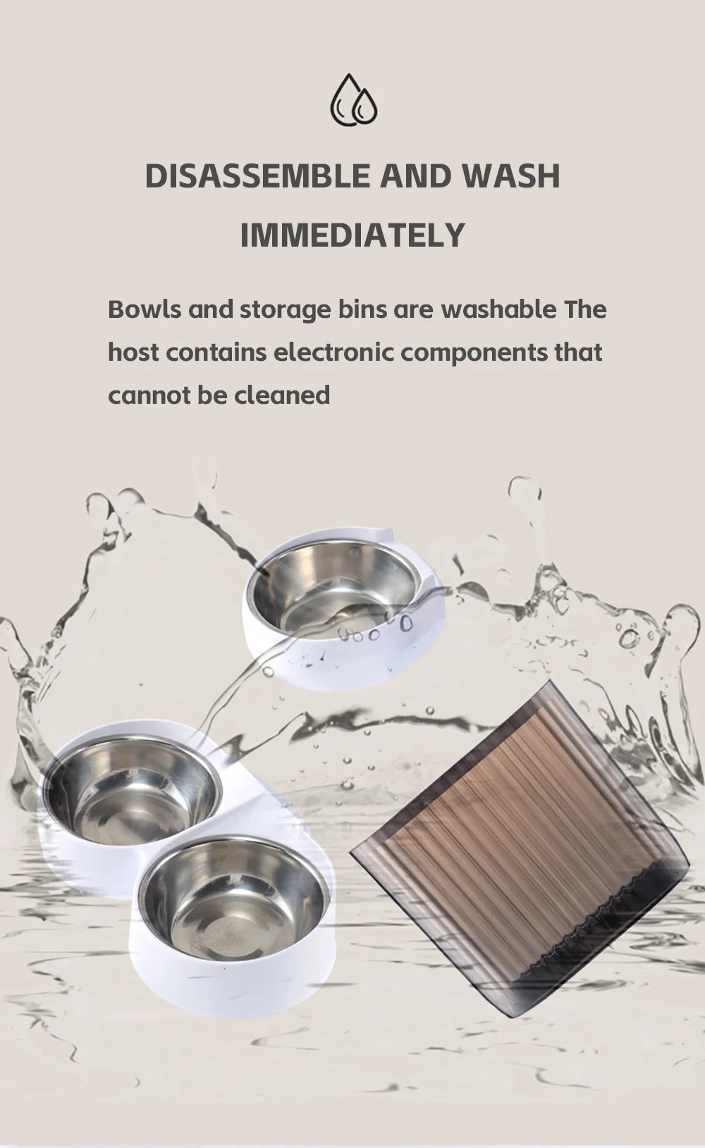 5L Double Bowls Smart Automatic Feeder With Camera