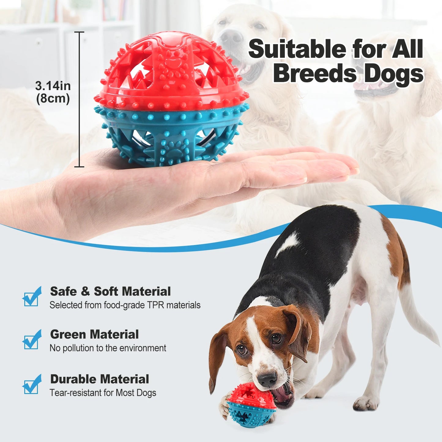 Chew Toys Grinding Teeth Sound Ball